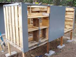 Then, add corrugated iron sheeting, capping, a door, and chicken wire. Diy Pallet Chicken Coop Tutorial