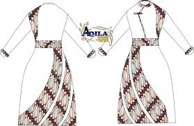 Gamis simpel terbaru 2019 hasna gamiscantik net. Gambar Desain Baju Gamis Batik Diary Hijaber