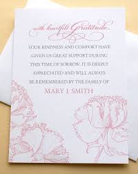 Personalized funeral thank you cards. Funeral Thank You Cards With Pink Carnations Personalized Etsy In 2021 Funeral Thank You Cards Funeral Thank You Notes Funeral Thank You