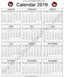 2019 Calendar Singapore Printable 2019 Calendar Calendar Template Printable