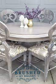 So experiment by painting the top one color and the base another—or stain the top and paint the base. I Picked Up This Incredible Dining Set Off Facebook Marketplace It Caught My Eye Because Painted Dining Table Dining Table Makeover Painted Dining Room Table