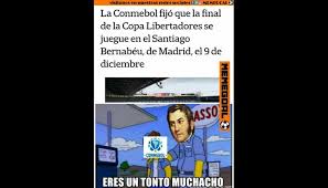 Find and save river boca memes | from instagram, facebook, tumblr, twitter & more. River Vs Boca Por Final De Libertadores Los Mejores Memes De La Decision De Llevar A Madrid Al Definicion Fotos Futbol Internacional Depor