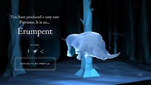 Pottermore is also telling some people that their patronus is unusual — we don't know if this means if the animal is rare, or. Erumpent What Is Your Rare Patronus Quiz