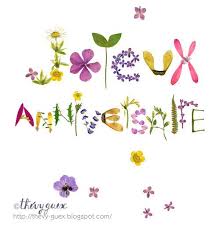 Carte pliable avec son tuto français en image et aux dimensions en cm. Carte Joyeux Anniversaire Fleur Herbier Carte Par Thevysherbarium Pressed Flower Cards Flower Typography Flower Cards
