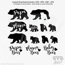 (by extension, slang) a woman, especially a mother, who is extremely protective of a child or children. Bear Svg Bear Svg Bundle Mama Bear Svg Papa Bear Svg With Etsy Mama Bear Tattoos Baby Bear Tattoo Bear Tattoos