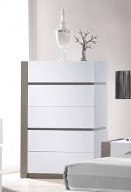 Chintaly Manila Chest White Furniture Bedroom Modern Modern Drawers White Bedroom Furniture