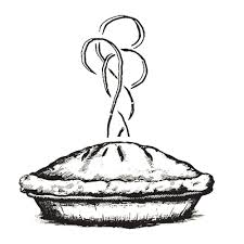 A Drawing Of A Pie Pie Drawing Pies Art Pie Company