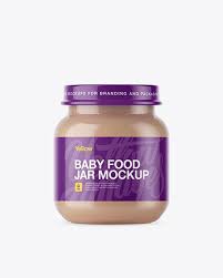 Baby Food Vegetable Puree Small Jar Mockup Front View In Jar Mockups On Yellow Images Object Mockups In 2020 Mockup Free Psd Baby Food Vegetables Mockup Psd