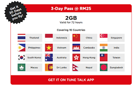 Tune talk entered into an mvno agreement with celcom in december 2008. Tune Talk Now Offers 3 Day Roaming Pass For Rm25 Soyacincau Com