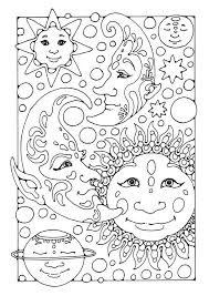 Printable round stained glass patterns. Fantasy Moon Coloring Page Moon Coloring Pages Star Coloring Pages Coloring Books