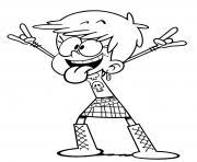 The loud house is a tv series produced by nickelodeon animation studio. The Loud House Coloring Pages To Print The Loud House Printable