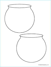 Print out the free ocean scene printable. Free Printable Fish Bowl Templates Mombrite