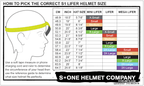 helmet size chart simpson