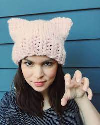 Free Pattern Jumbo Pussyhat Hat Knitting Patterns Free Knitting Knitted Hats