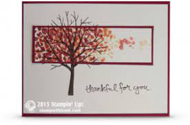 Video How To Make This Falling Leaves 2 Timing Spotlight Card Stamping Up Cards Sheltering Tree Stamp Set Leaf Cards