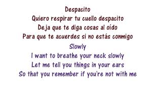 Despacito Lyrics In English And Spanish Luis Fonsi Ft Daddy Yankee T Despacito Lyrics In English Despacito Lyrics Lyrics