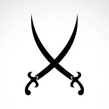Simple Color Vinyl Pirate Cross Swords Stickers Factory More icons from this author.