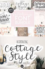 Farmhouse Font Bundle Web Design Font Font Inspiration Font Bundles