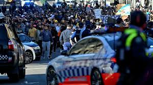 It was a far cry from the wild scenes of last weekend. Anti Lockdown Protests Grip Australia Clashes Erupt In Sydney