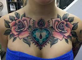 Boulderinn Chest Tattoos For Women Rose Tattoos For Women Chest Tattoo