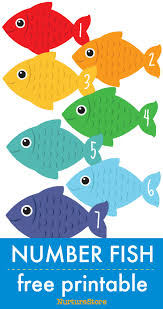 Number Fish Free Printable Math Counting Cards Nurturestore Math Activities Preschool Counting Cards Rainbow Fish Activities