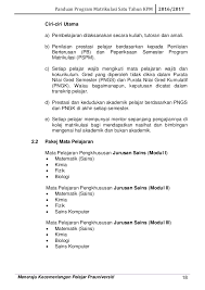 Semakan keputusan pt3 secara online di sini. Buku Panduan Pelajar Kolej Matikulasi