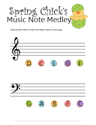 On this page you will have access to sheet music for seven simple piano melodies that you can. Easter Music Worksheets My Fun Piano Studio