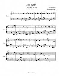 Music notes for solo part sheet music by alexandra burke : 33 Hallelujah Flute Sheet Music Pdf Pics Beauty Flute Sheet Music