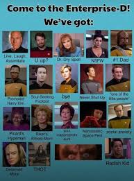 Dax, Kira, Chapel, Seven.