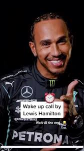 Lewis Hamilton Saying Wake Up