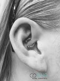 Another Cute Daith Piercing By Emma Book Yours At Www Ishabodyjewellery Co Uk Ear Piercings Diamond Ear Cuff Earings Piercings