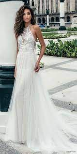 Ebay brautkleid hochzeitskleid boho vintage glitzer perlen. Die 9 Besten Ideen Zu Neckholder Brautkleid Neckholder Brautkleid Brautkleid Braut