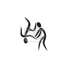 Darunter freilich alle sechs, die derzeit auf ranglistenpositionen liegen, die die teilnahme an den olympischen spielen in tokio bedeuten würde. Empfang In Judo Symbol Element Der Figuren Der Sportlerikone Fototapete Fototapeten Abstrakt Hand Flucht Myloview De