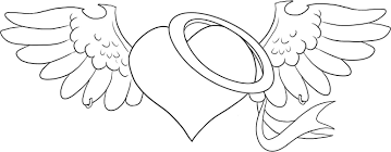 Parents may receive compensation when you click through and purchase from links contained on this website. Heart With Wings Coloring Page Coloring Home