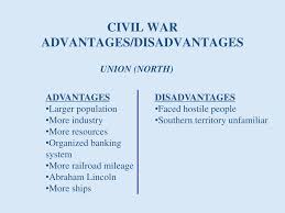 Ppt Civil War Advantages Disadvantages Powerpoint