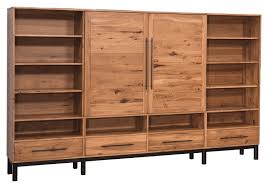 Cooper Media Center Wall Unit Solid Wood The premium wall unit collection provides you with nothing less than a premium looking furniture for your living room !