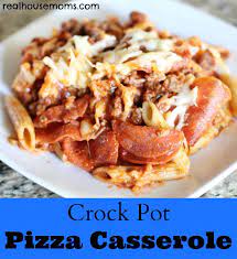 Pizza Casserole 100 Days Of Summer Slow Cooker Recipes Crock Pot Pizza Summer Slow Cooker Recipes Slow Cooker Recipes