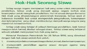 We did not find results for: Perhatikan Daftar Hak Siswa Di Atas Pahami Lalu Tuliskanlah Kembali Dengan Kata Katamu Sendiri Tribun Padang