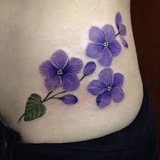 Beautiful Violet Tattoo Designs And Ideas Tattooadore Violet Tattoo Purple Flower Tattoos Purple Tattoos