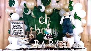 Oh Baby Safari Theme Baby Shower Youtube