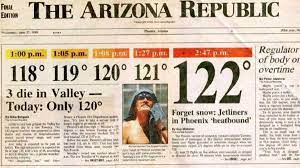 Phoenix news websites list ranked by popularity based on social metrics, google search ranking, quality & consistency of articles & feedspot editorial teams review. Why Hasn T Phoenix Broken The 122 Degree Heat Record