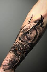 Realistic Bird Of Prey Tattoo 50 Of The Most Beautiful Owl Tattoo Designs And Their Meaning For The Nocturnal Animal In You Owl Tattoo Design Realistic Owl Tattoo Owl Tattoo