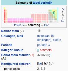 Unsur oksigen, belerang dan selen, bila dilihat dari data a. Rumus Kimia Belerang Sulfur Sifat Belerang Dan Fungsi Belerang