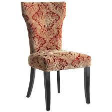 Carmilla Dining Chair Red Damask Dining Chairs Dining Room Chairs Dining Room Seating