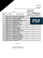 Memberikan remidi atau pengayaan 5. Format Penilaian Ujian Praktek