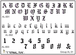 Check spelling or type a new query. 41 Old English Tattoo Fonts Numbers Pictures