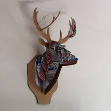 This Would Be A Great Gag Gift For My Friend Santos Lol Coors Light Cardboard Deer Head Beer Box Crafts Gag Gifts For Men Beer Box