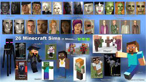 Mod The Sims - 26 Minecraft Sims