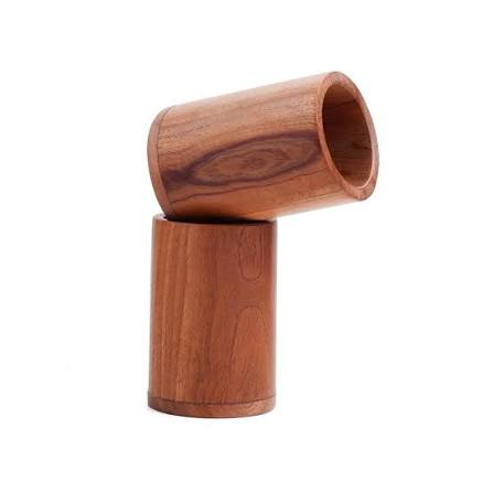 Buy The Indus Valley Neem Wooden Tumbler for Drinking Water/Juices 5.9 Inch Tumbler, 148 Grams (Set of 1 Tumbler) Anti - Bacterial | Made of Neem Wood, Brown Online at Low Prices