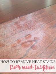 How To Remove Heat Stains From Wood In 2020 Stains Water Stain On Wood Staining Wood